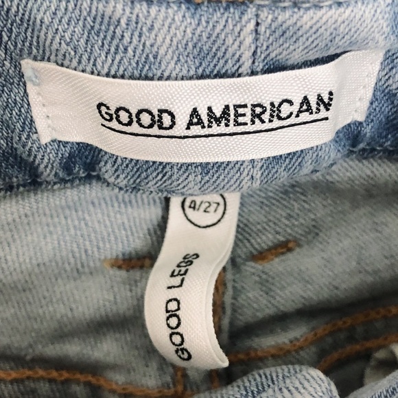 SOLD Good American Good Legs Distressed Jeans - Picture 6 of 9
